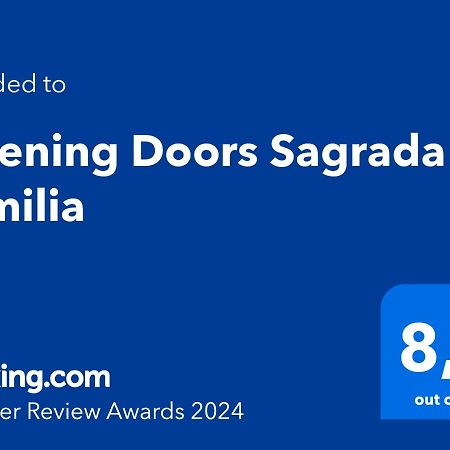 Apartament Opening Doors Sagrada Familia Barcelona Zewnętrze zdjęcie